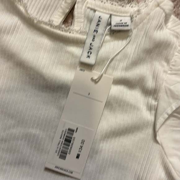 Janie and Jack White Puff Sleeved shirt - Picture 3 of 4